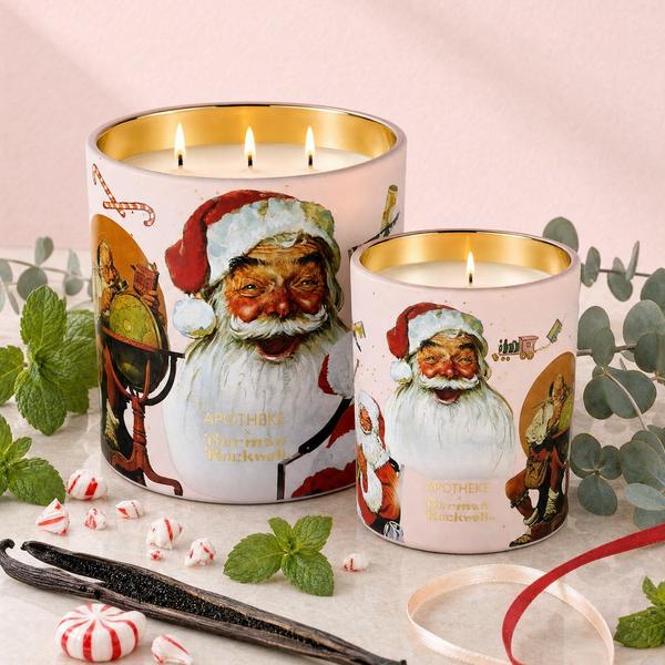 APOTHEKE Peppermint Taffy Norman Rockwell Scented Candle #4
