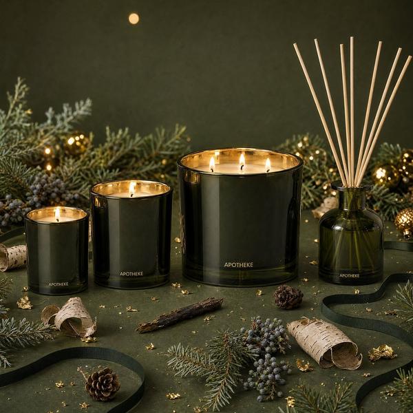 APOTHEKE Juniper Birch Scented Candle #5