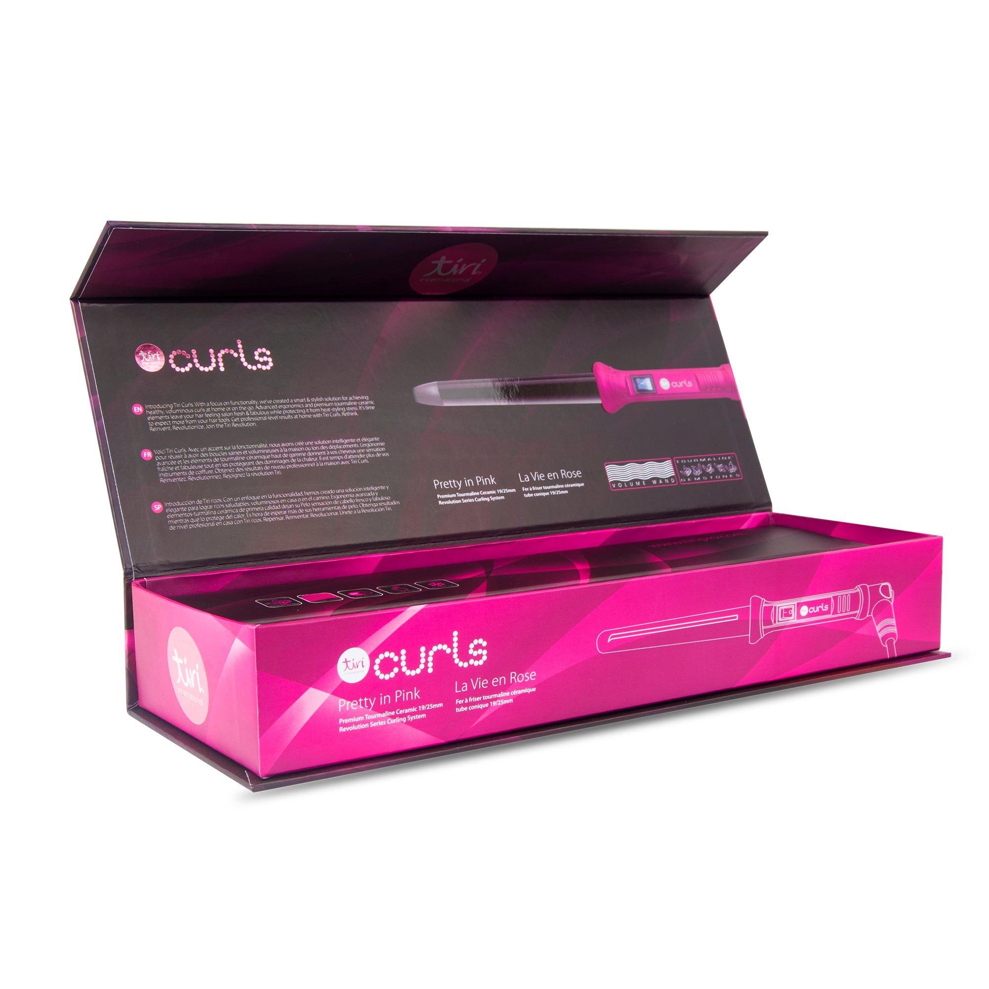 Плойка Tiri Pro Revolution Clipless Graduated Curling Iron with Heat Glove — фото 5