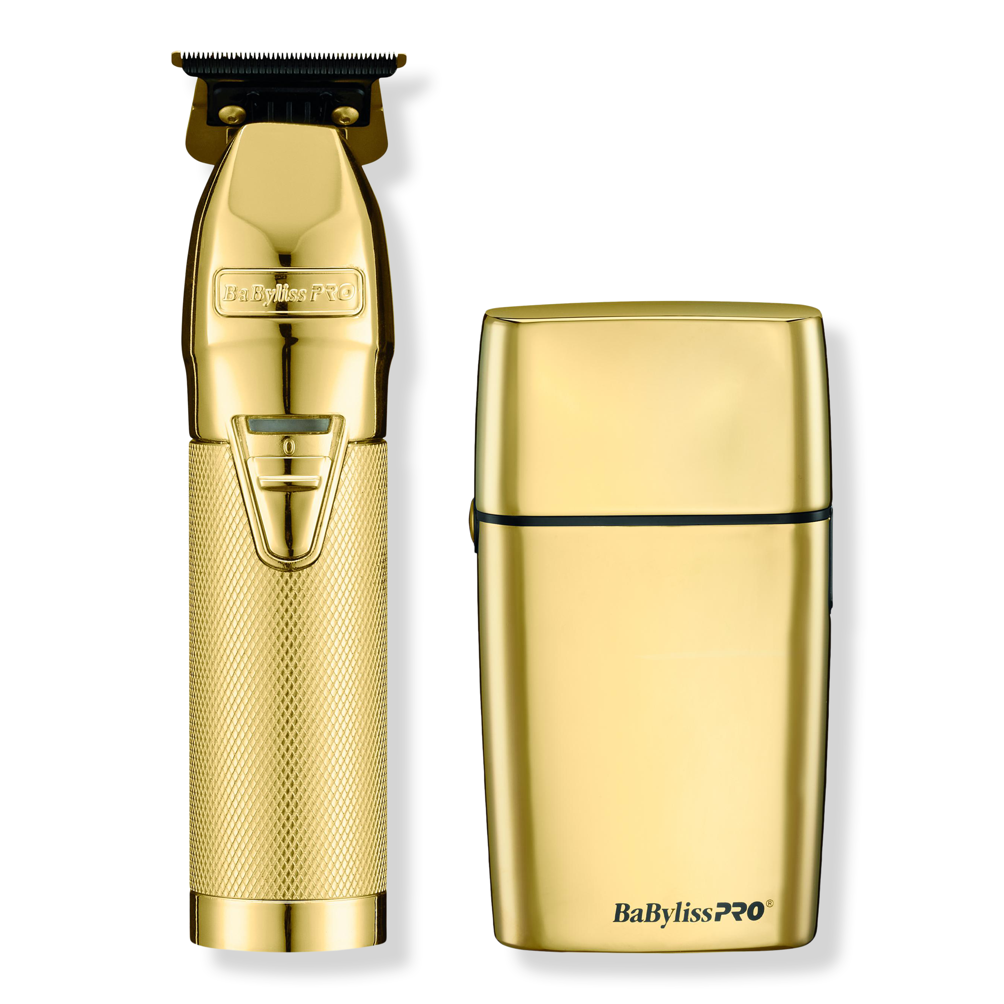 Цельнометаллический триммер и бритва BaBylissPRO Barberology GoldFX+, набор — фото 1