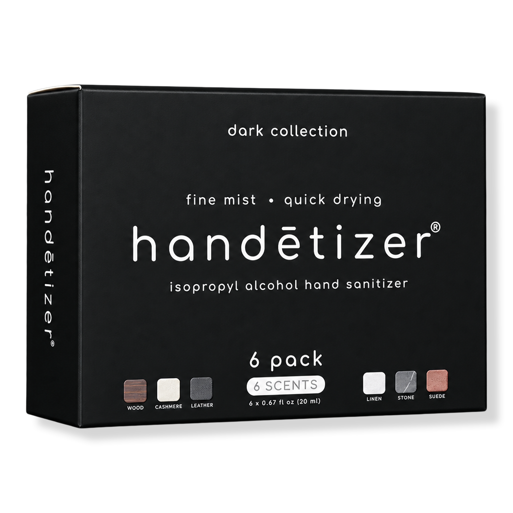 handētizer Dark Discovery Six Pack - Fine Mist Hydrating Hand Sanitizer #1
