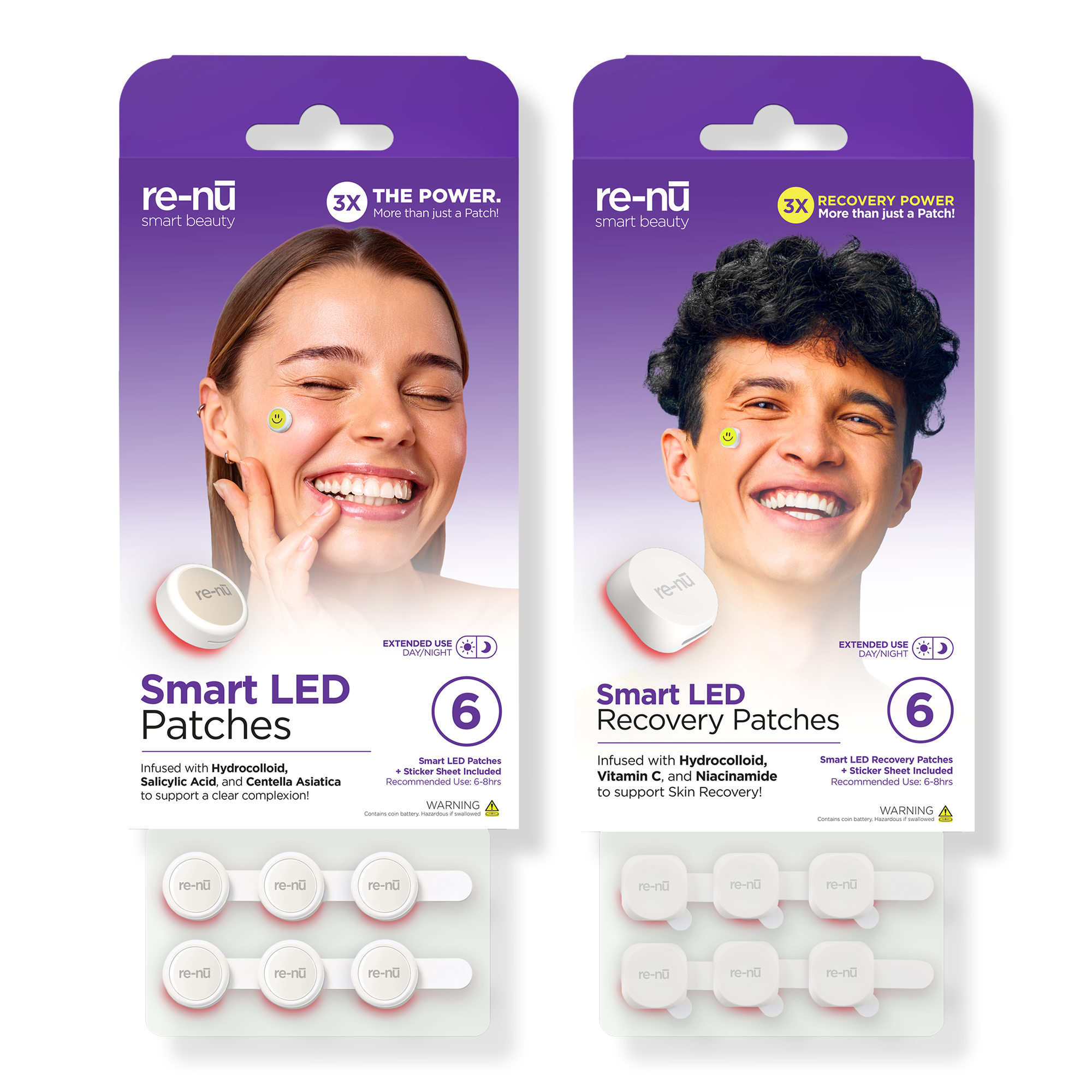 re-nū Smart Beauty Smart LED Patch Duo — фото 1
