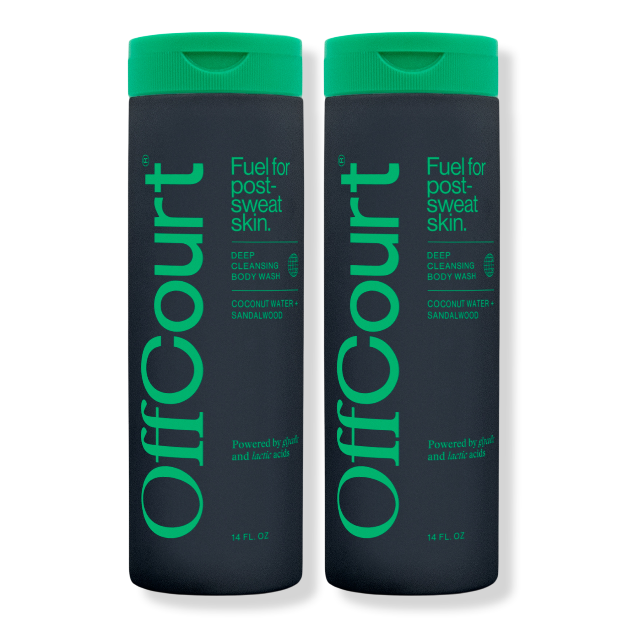 OffCourt Coconut Water + Sandalwood Body Wash Duo Pack — фото 1