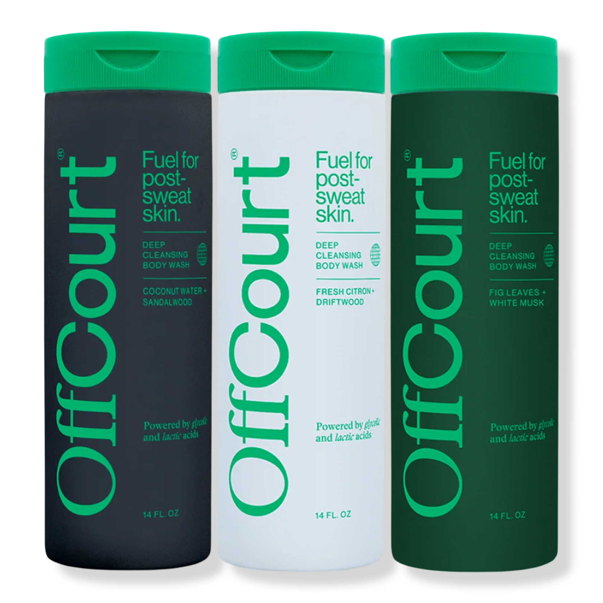 OffCourt Deep Cleansing Body Wash Trio Pack — фото 1