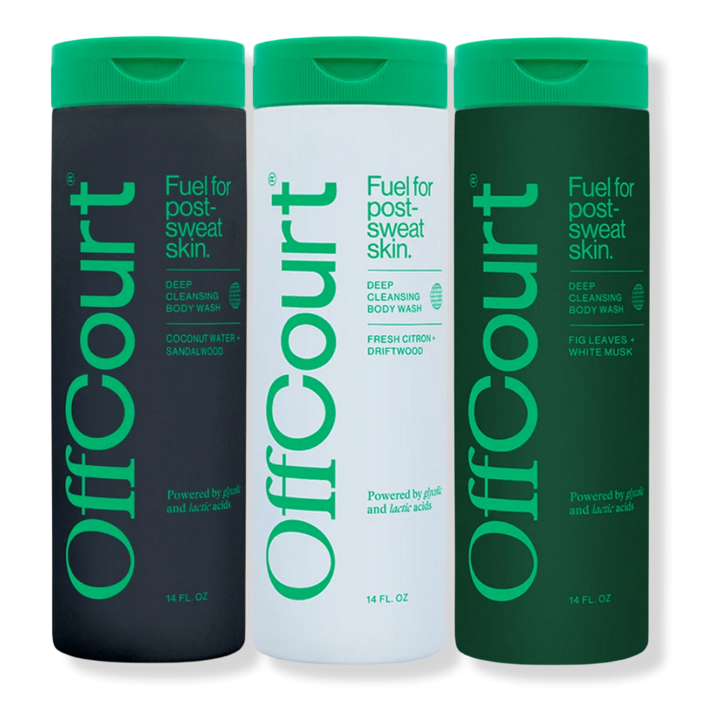 OffCourt Deep Cleansing Body Wash Trio Pack
