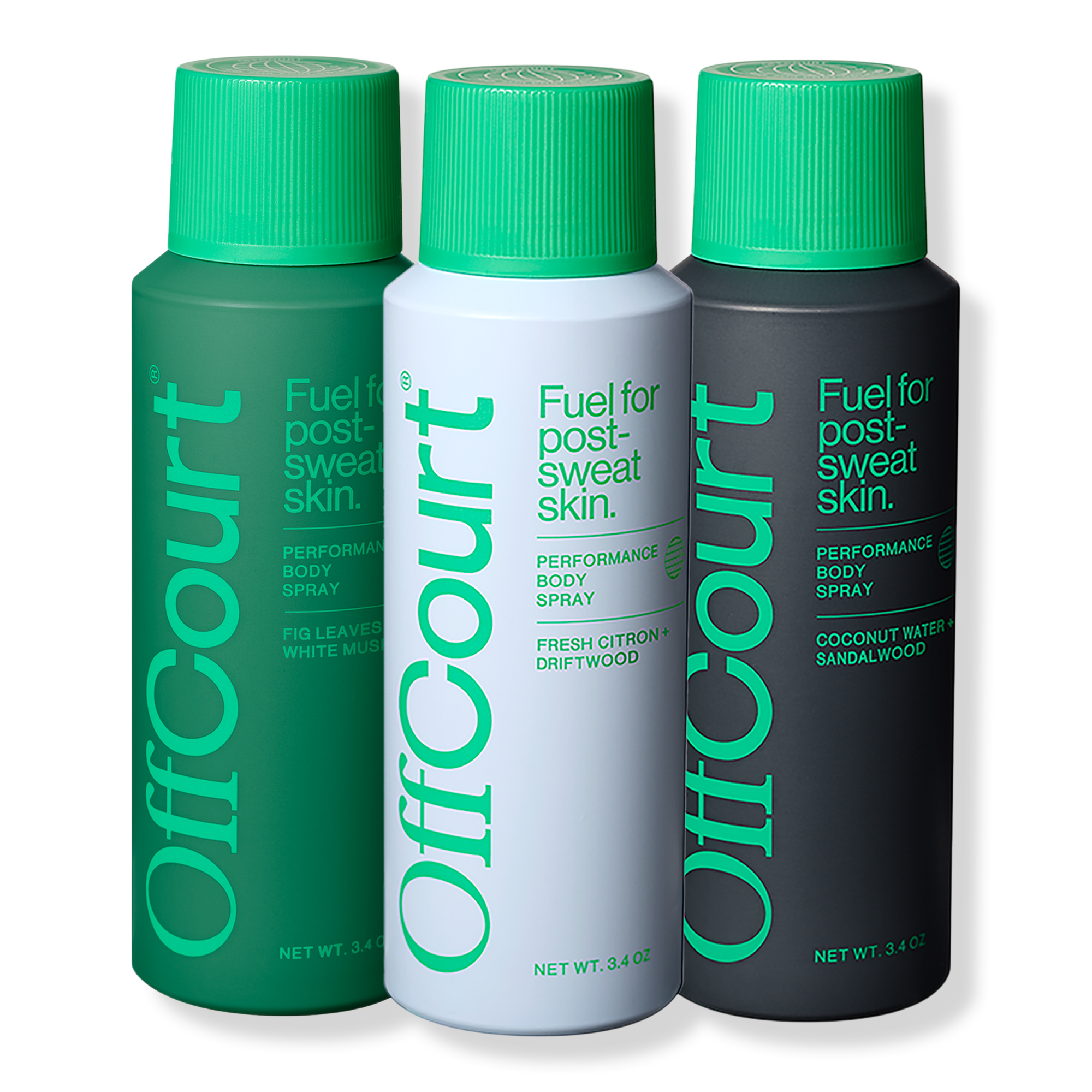 OffCourt Performance Body Spray Trio Pack #1