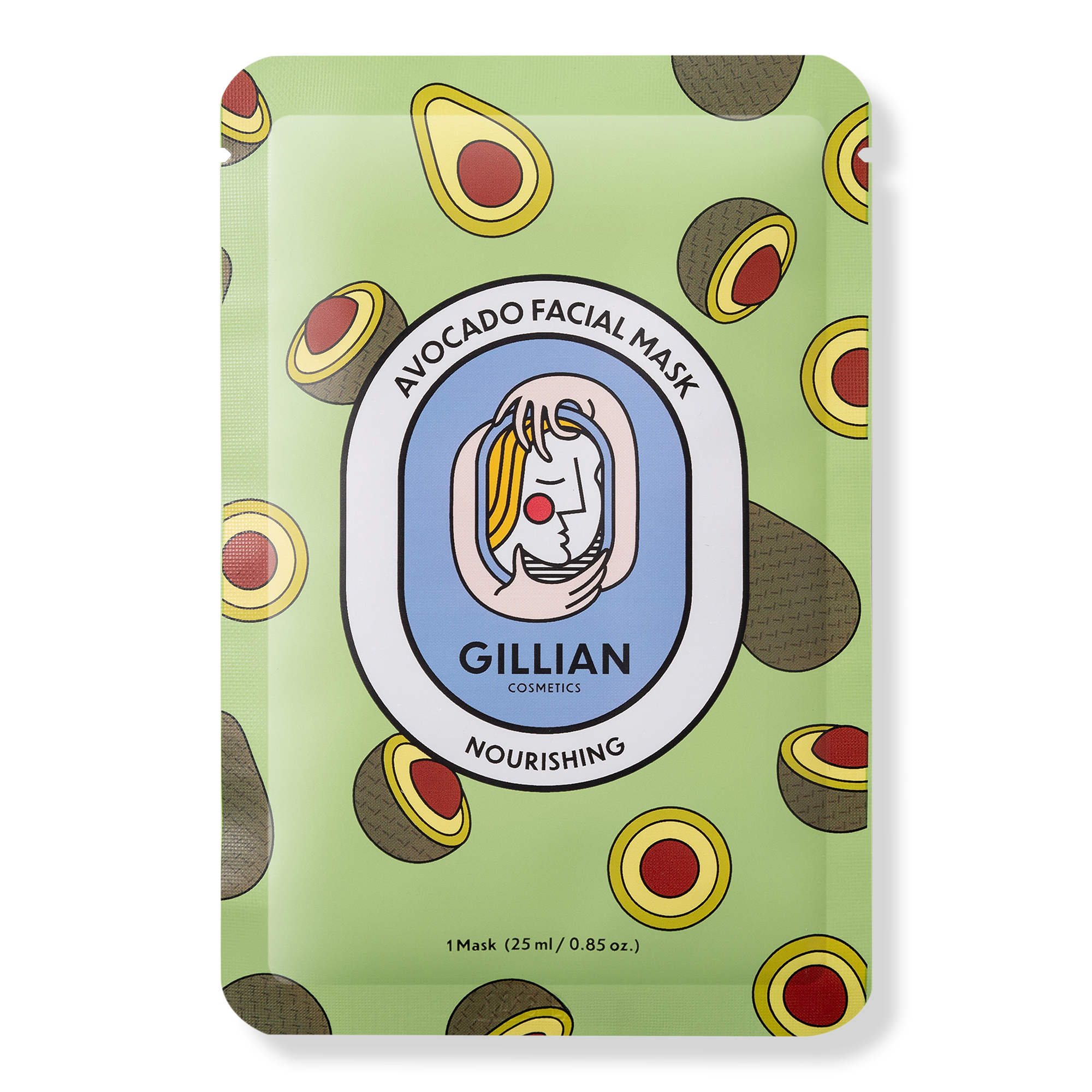 Gillian Cosmetics Avocado Nourishing Sheet Mask — фото 1