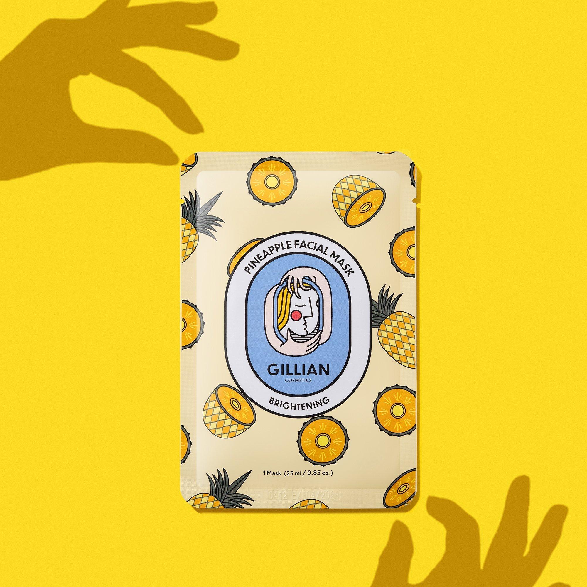 Gillian Cosmetics Pineapple Brightening Sheet Mask — фото 2
