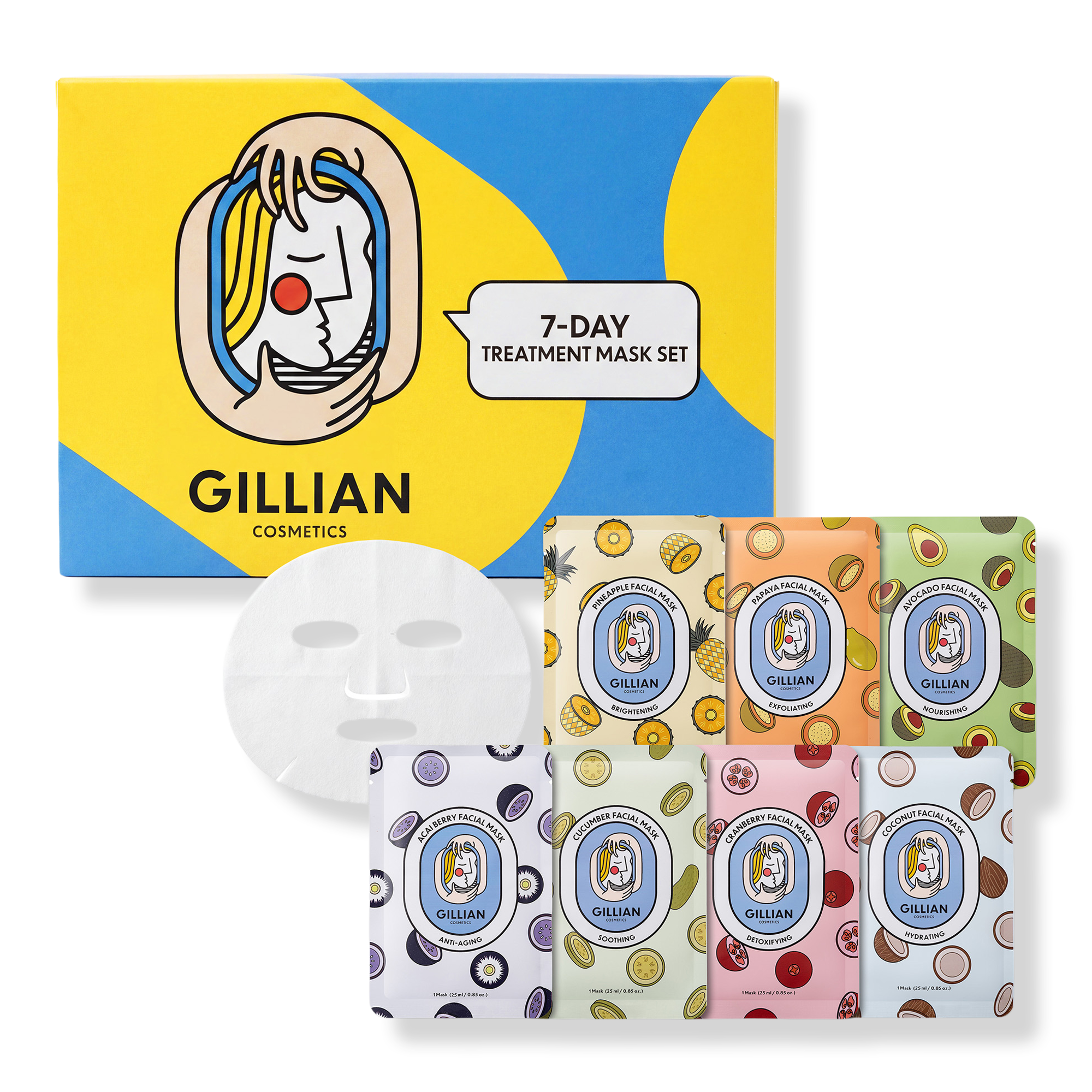 Gillian Cosmetics 7 Days Treatment Mask Set #1