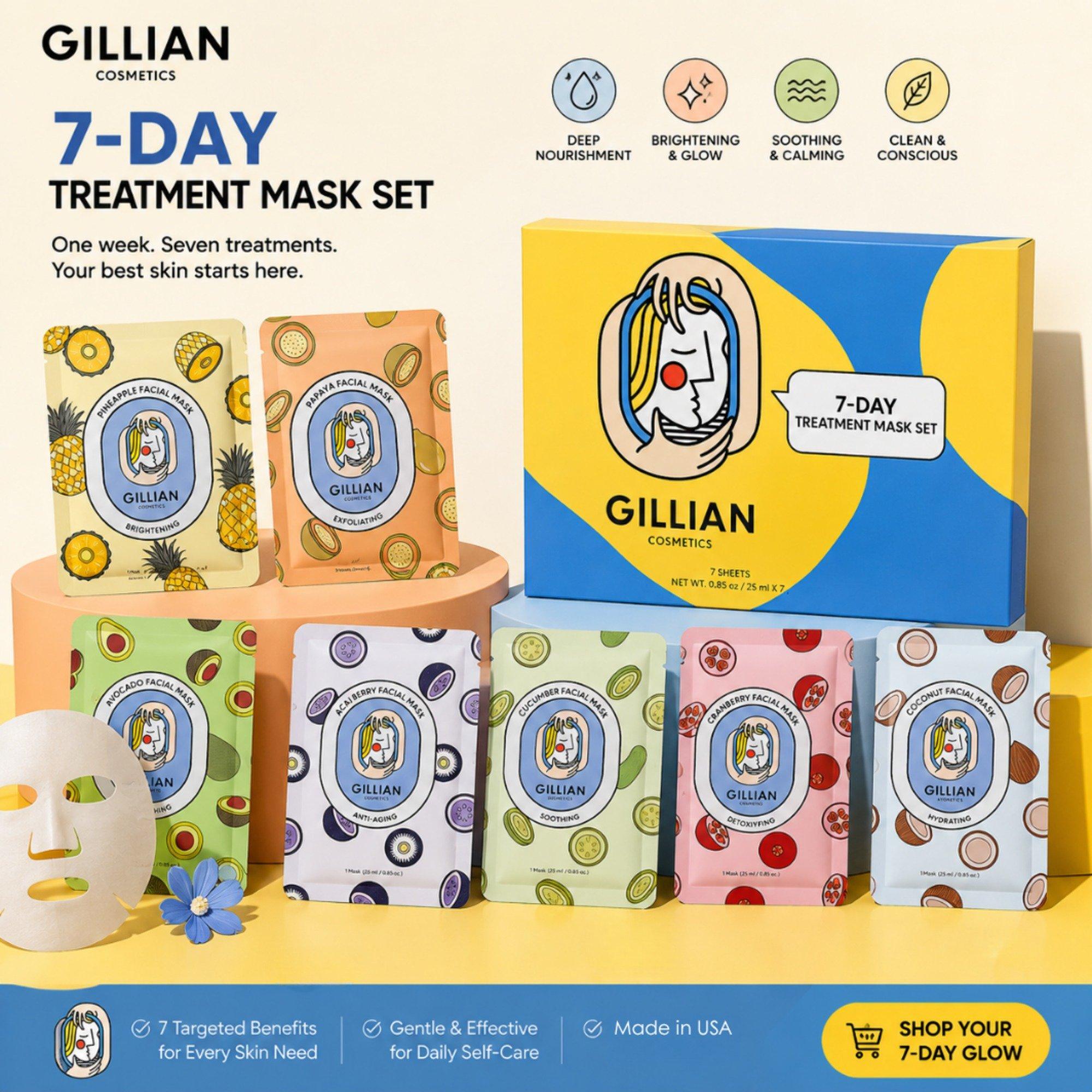 Gillian Cosmetics 7 Days Treatment Mask Set — фото 2