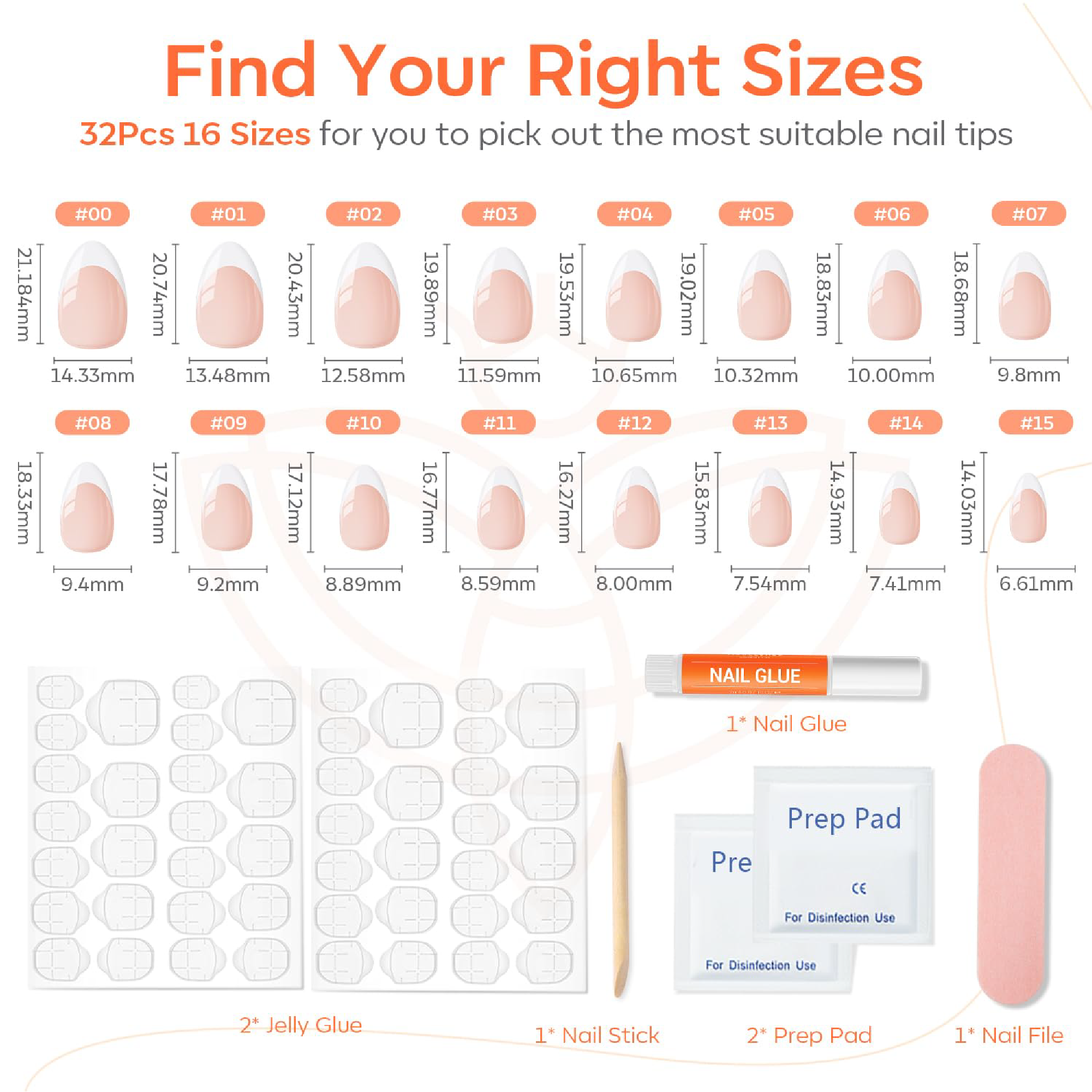 Modelones Nude Ambition 3-Style Press-On Nail Collection — фото 4
