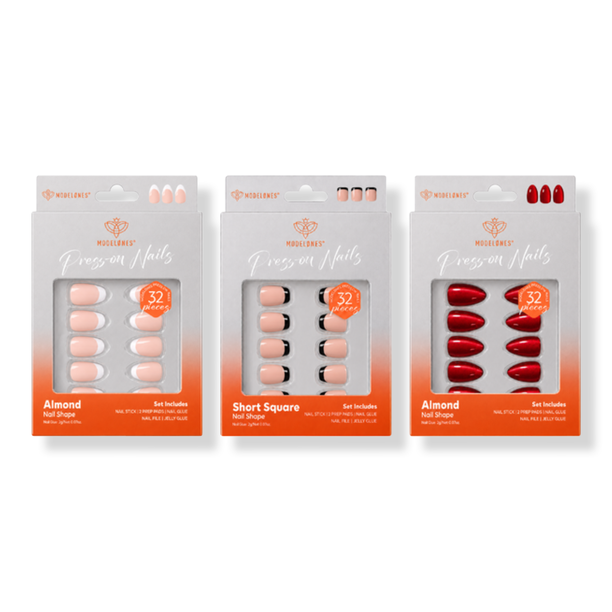 Modelones Alter Ego 3-Style Press-On Nail Collection #1