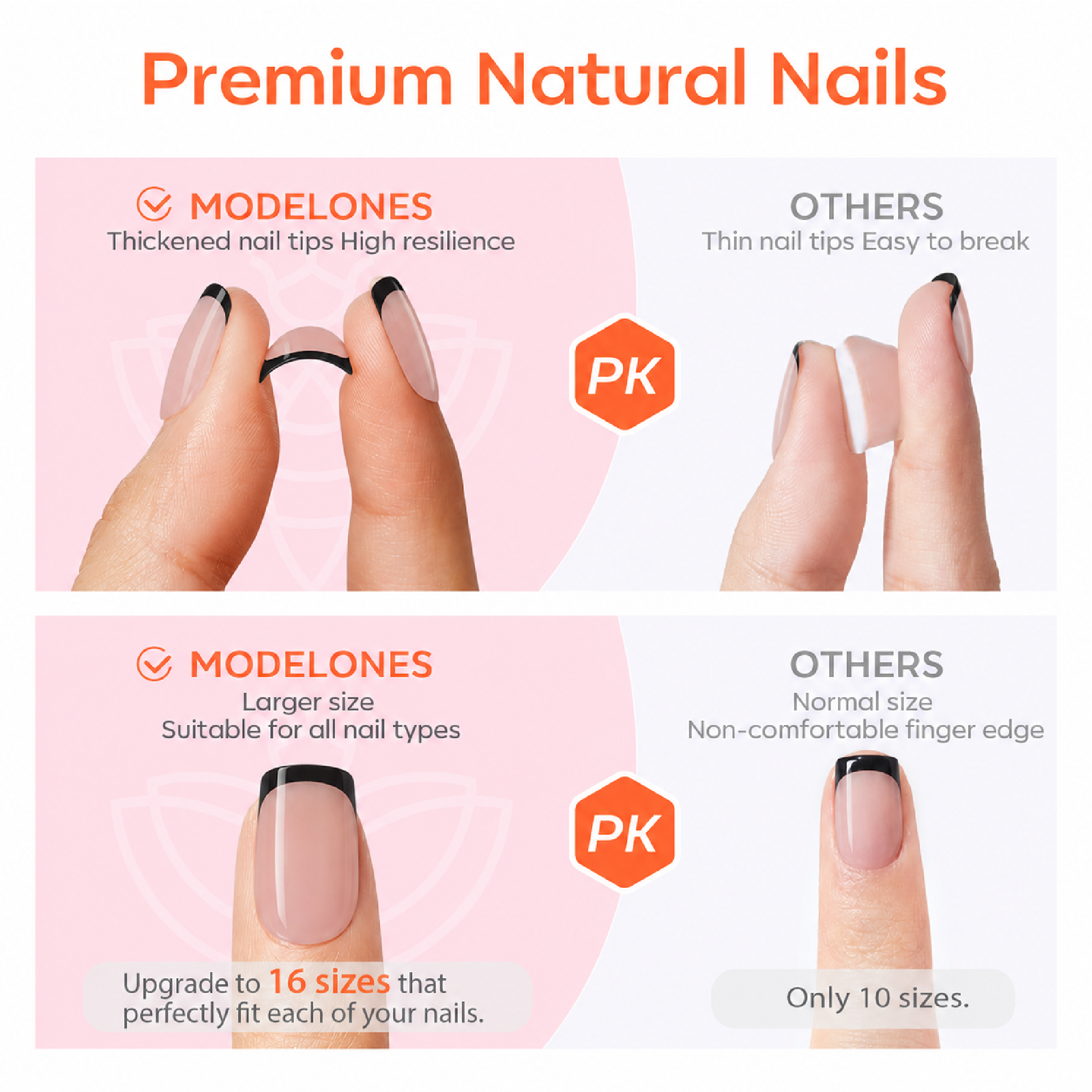 Modelones Alter Ego 3-Style Press-On Nail Collection — фото 6