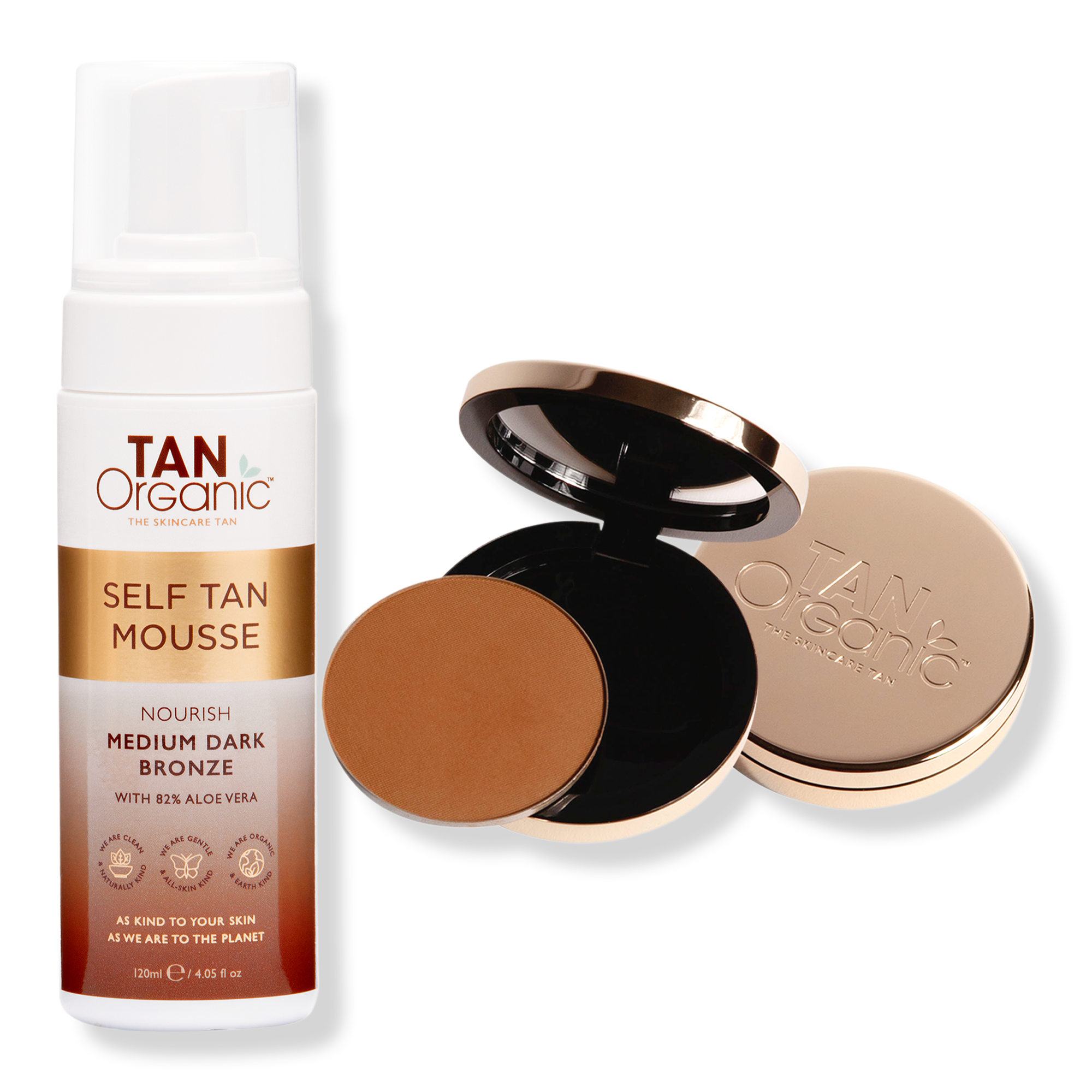 TanOrganic Bronzer + Self Tan Mousse