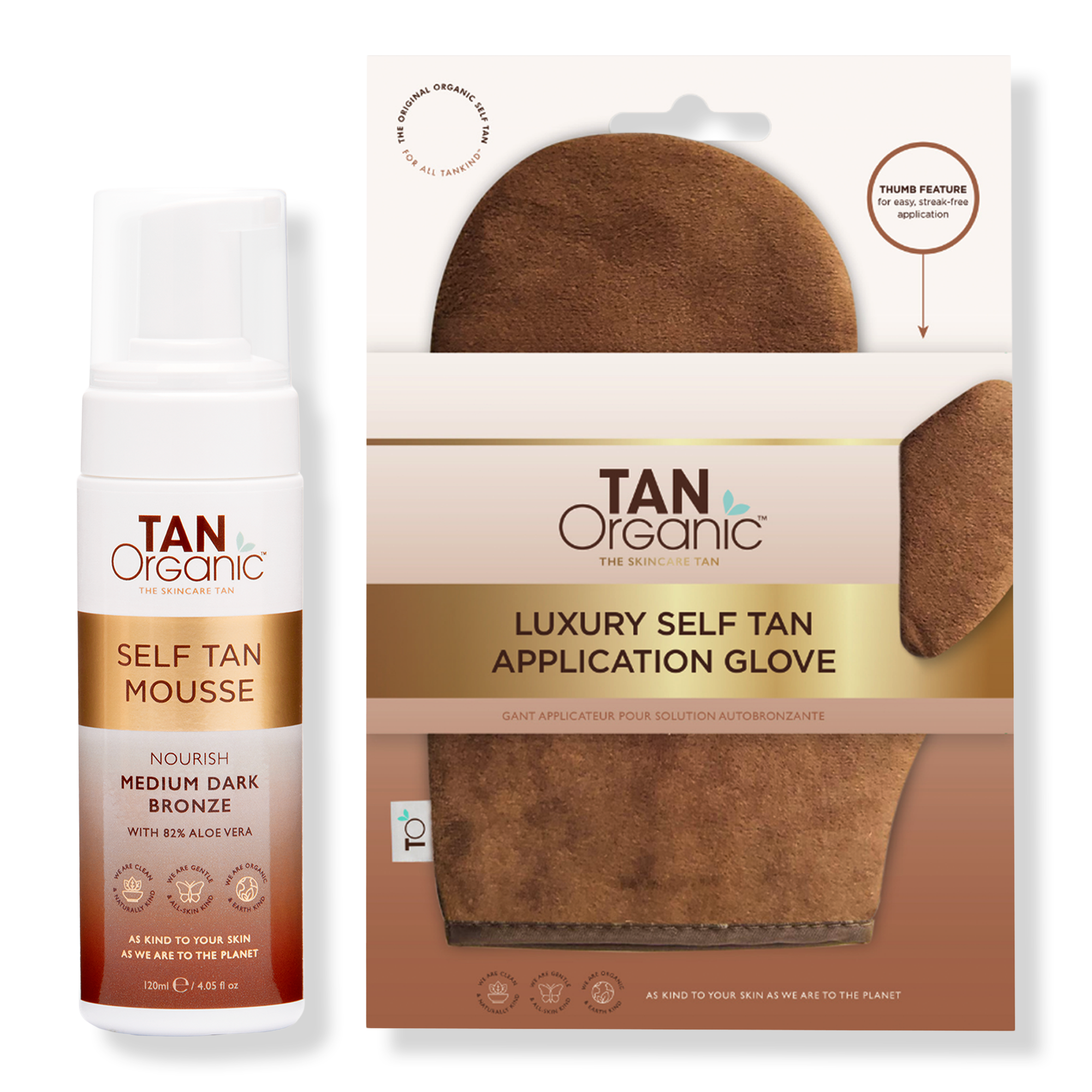 Перчатки TanOrganic Self Tan Mousse + Luxury Tanning Glove