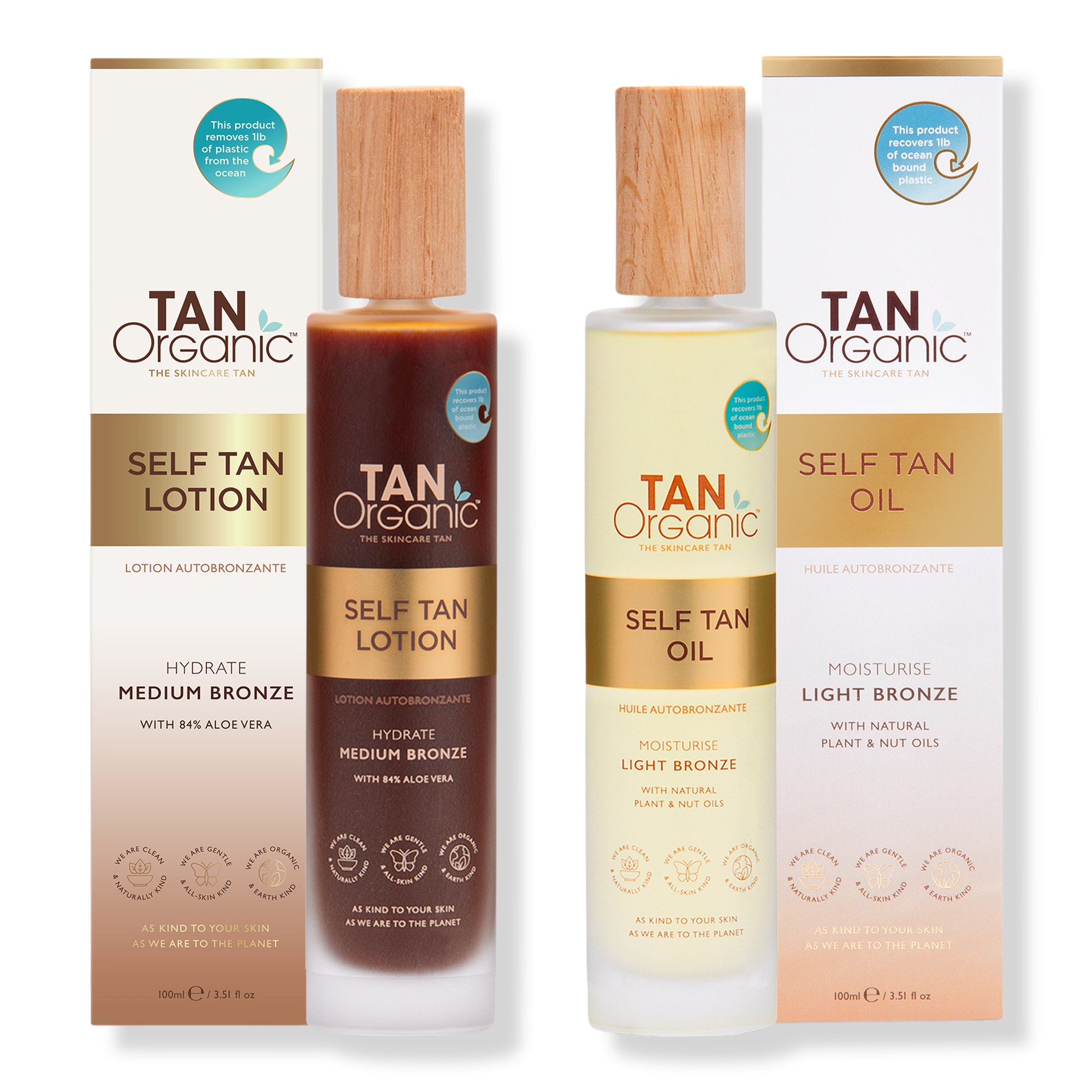 TanOrganic Self Tan Oil + Self Tan Lotion