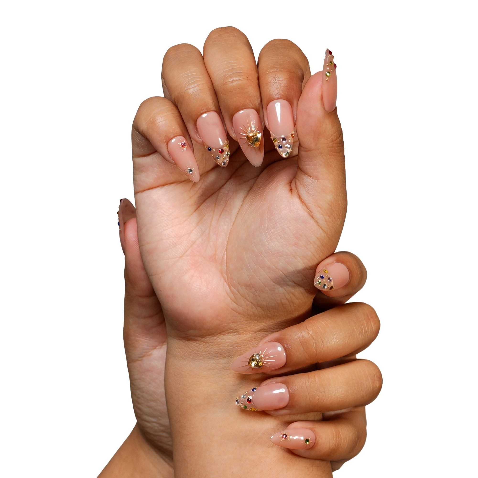 3H Nails Boston - Medium Almond Press-On Nails — фото 5