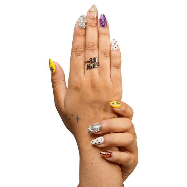 3H Nails New Orleans - Medium Almond Press-On Nails #3