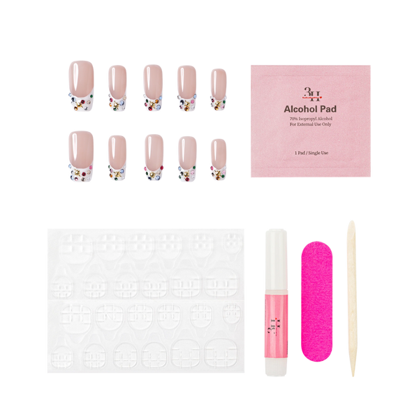 3H Nails Las Vegas - Medium Square Press-On Nails #5