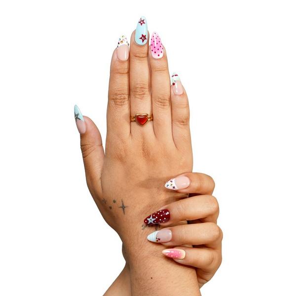 3H Nails LA - Medium Almond Press-On Nails #3