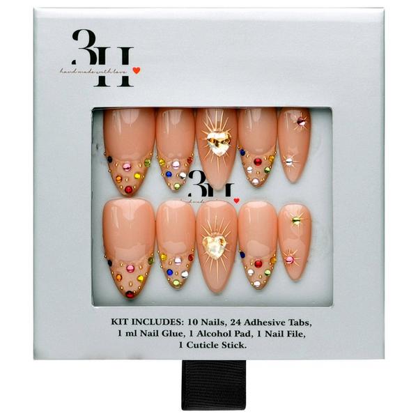 3H Nails Boston - Medium Almond Press-On Nails #5