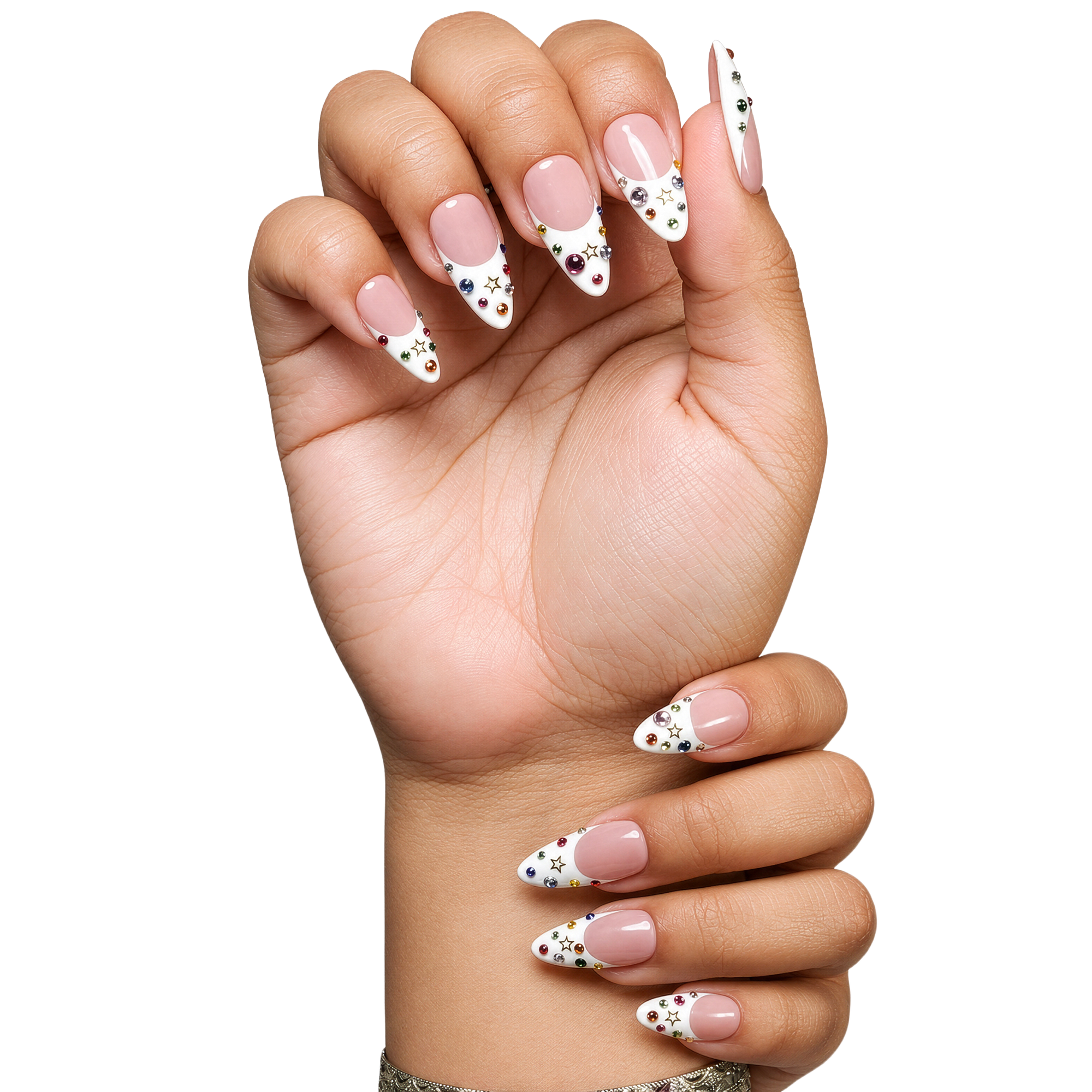 3H Nails Dallas - Medium Almond Press-On Nails — фото 3