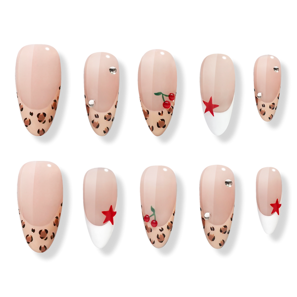 3H Nails Atlanta - Medium Almond Press-On Nails #1