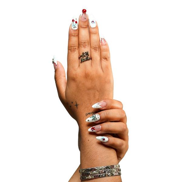 3H Nails Chicago - Medium Almond Press-On Nails #3