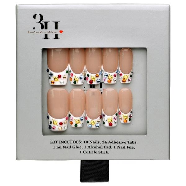 3H Nails Las Vegas - Medium Square Press-On Nails #4