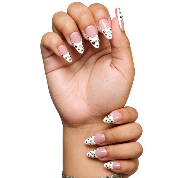 3H Nails Dallas - Medium Almond Press-On Nails #2