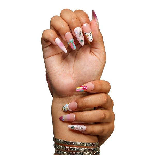 3H Nails San Francisco - Medium Almond Press-On Nails #2