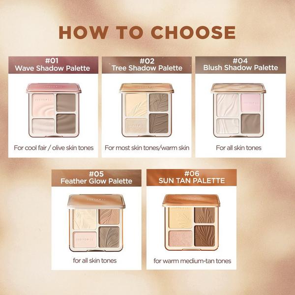 JudyDoll 2 IN 1 Highlighter Contour Palette #9