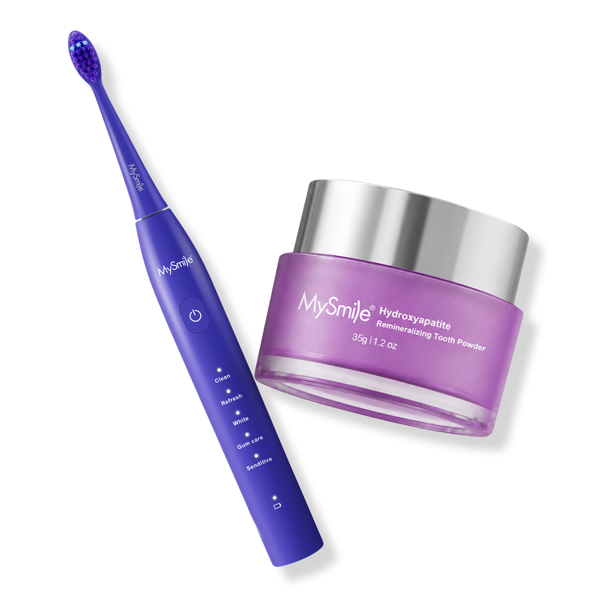 MySmile DY156 Essential Electric Toothbrush + Nano-Hydroxyapatite Tooth Powder Bundle #1