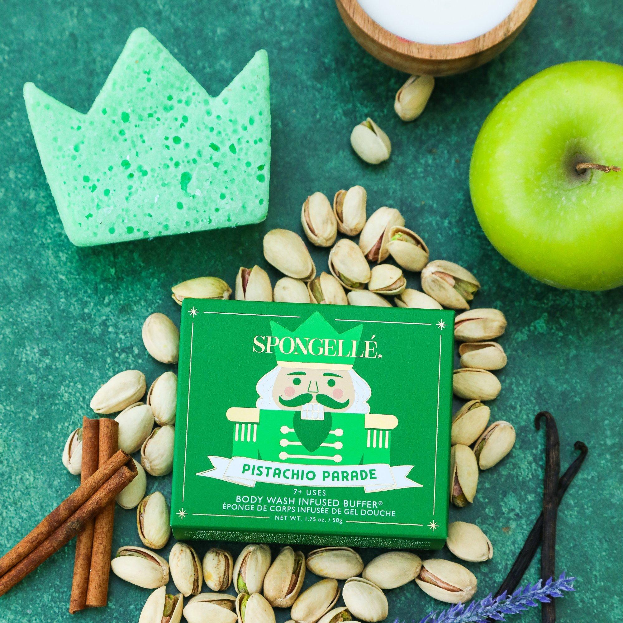 Pistachio Parade Body Wash Infused Buffer - thumbnail 4