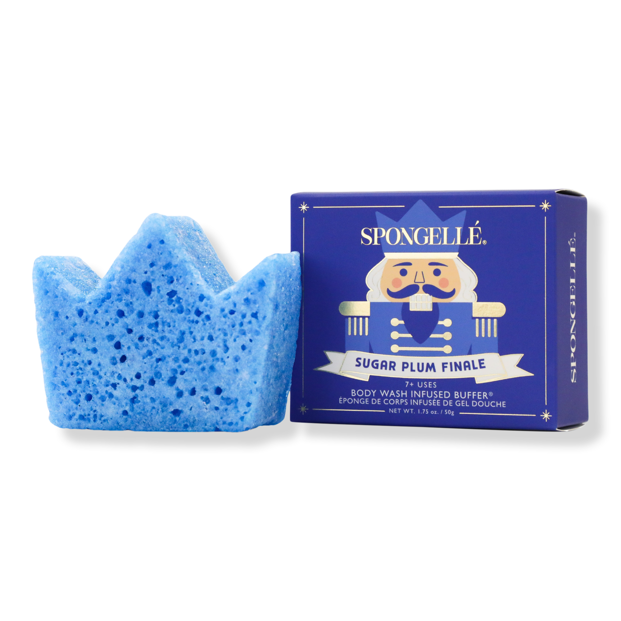 SPONGELLE Sugar Plum Finale Body Wash Infused Buffer #1
