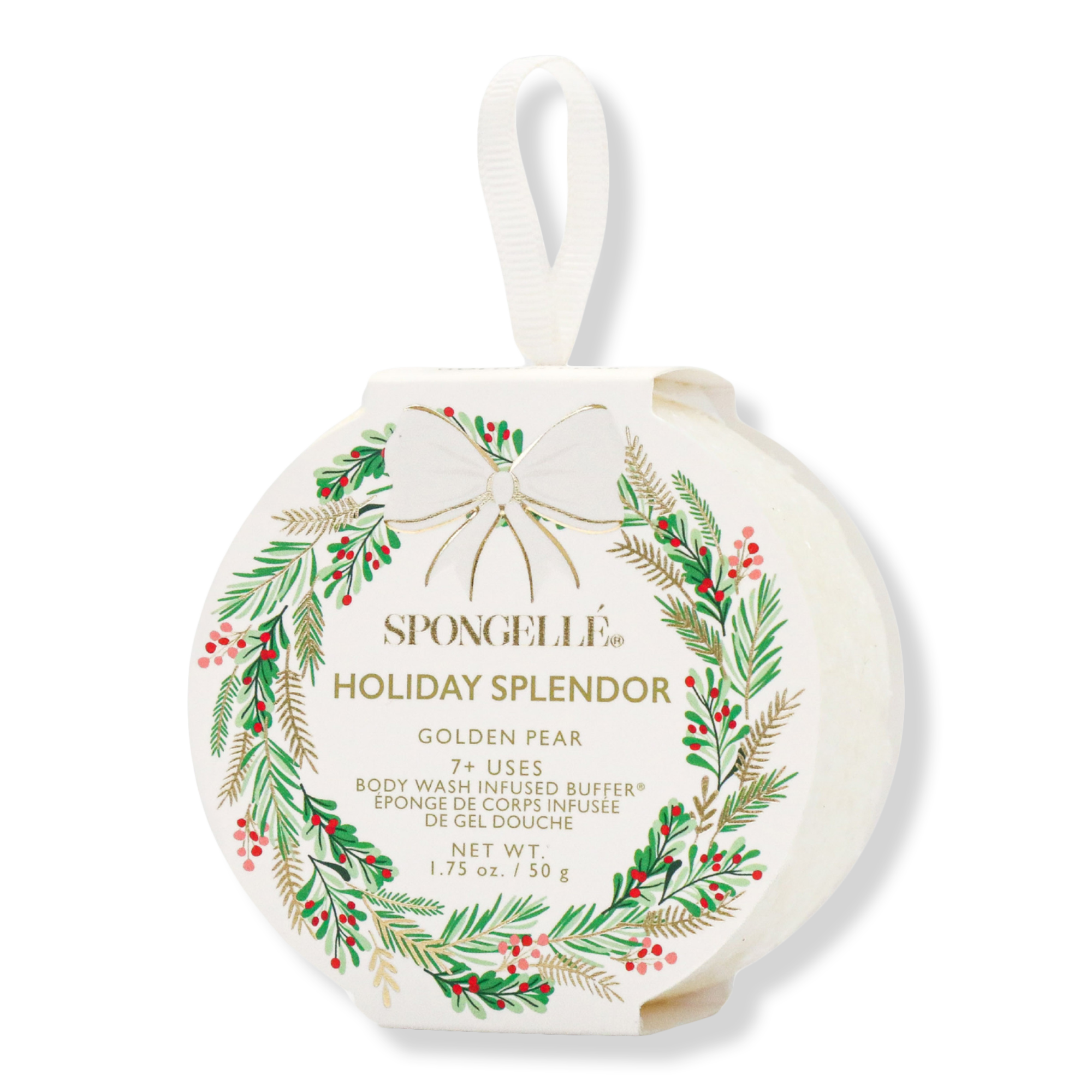 SPONGELLE Holiday Splendor Body Wash Infused Buffer #1