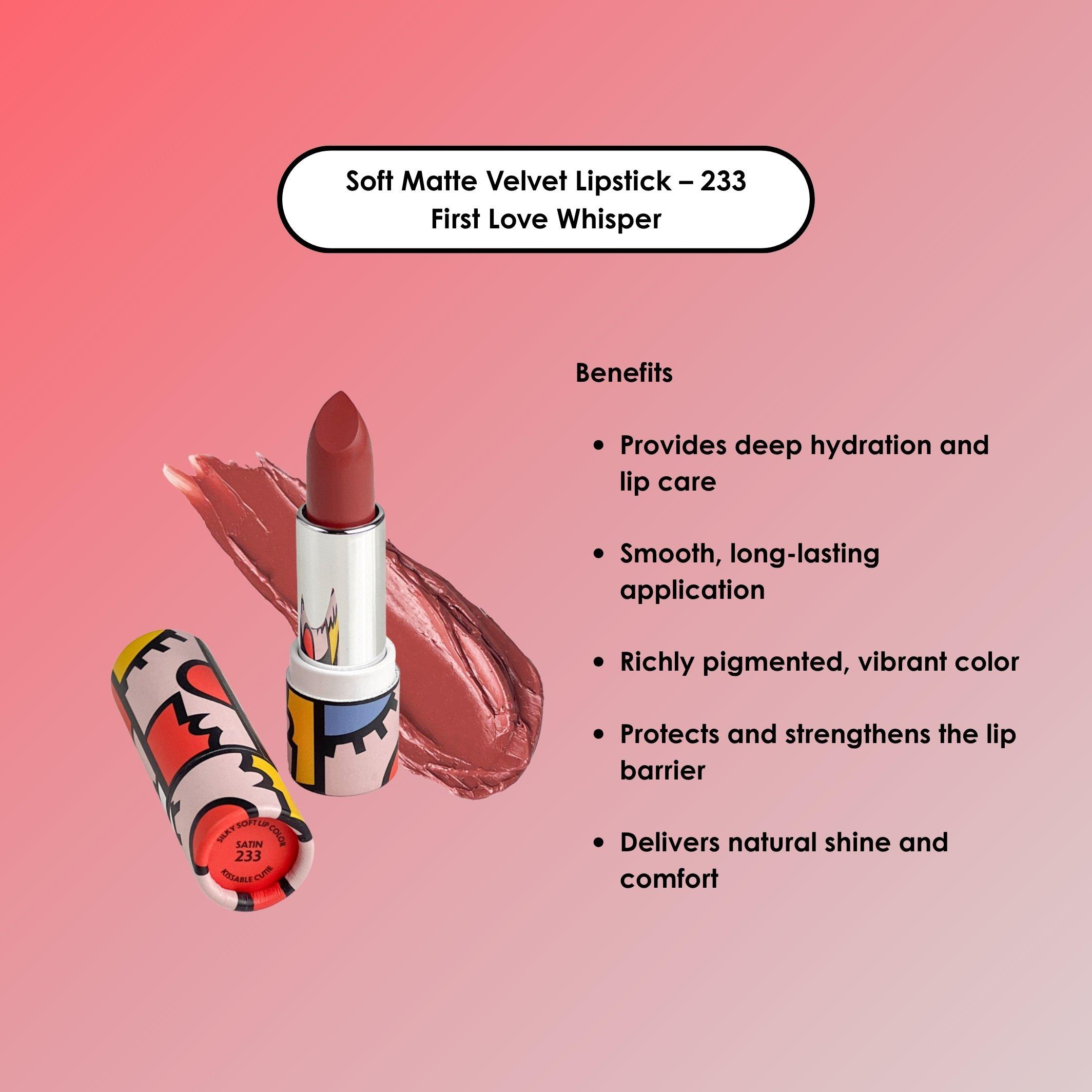 Gillian Cosmetics Silky Soft Lipstick, цвет: Kissable Cutie — фото 5