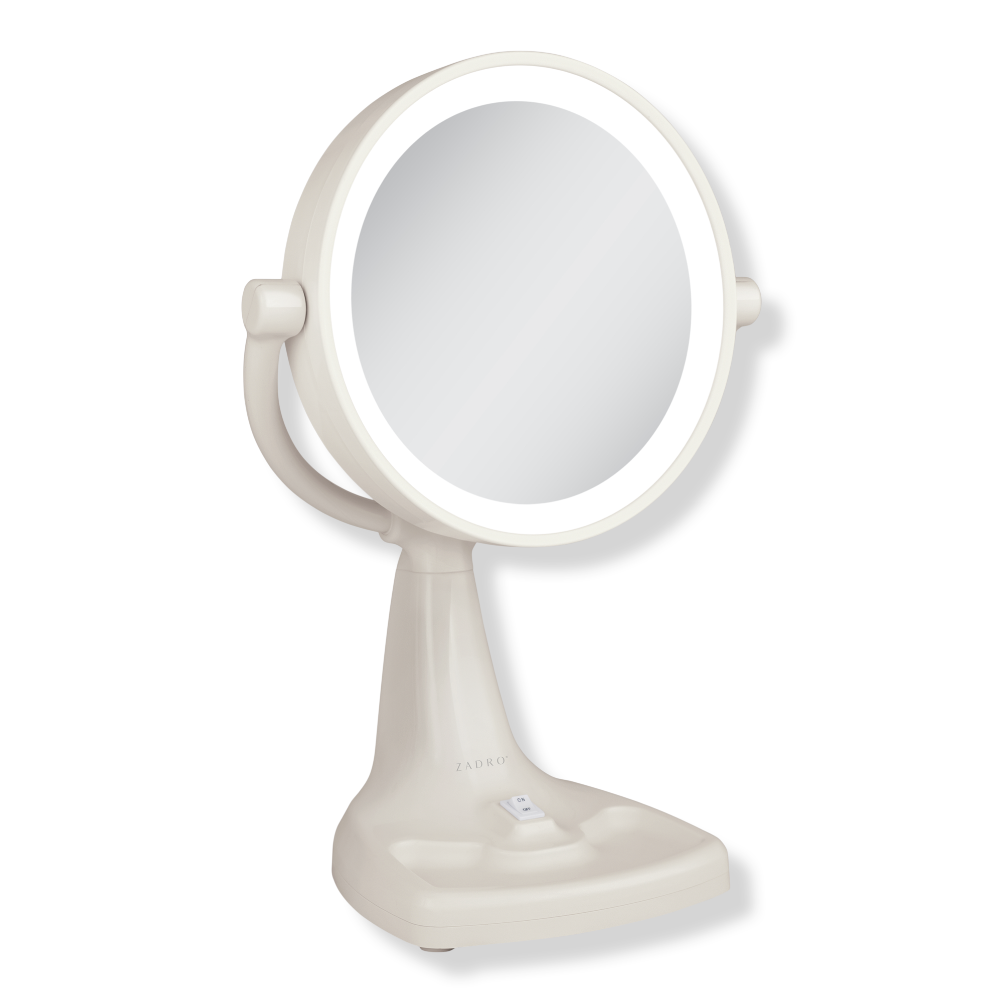 Zadro Max Bright Lighted Makeup Mirror with 10X/1X, Storage Tray #1