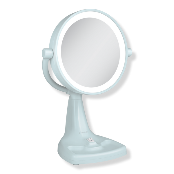 Zadro Max Bright Lighted Makeup Mirror with 10X/1X, Storage Tray #1