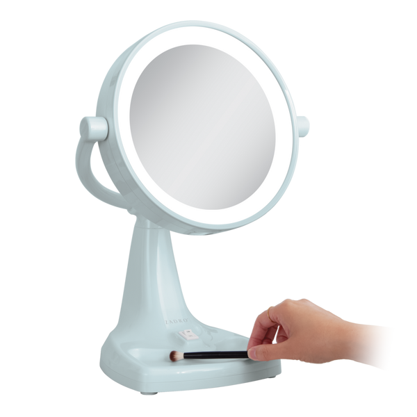 Zadro Max Bright Lighted Makeup Mirror with 10X/1X, Storage Tray #2