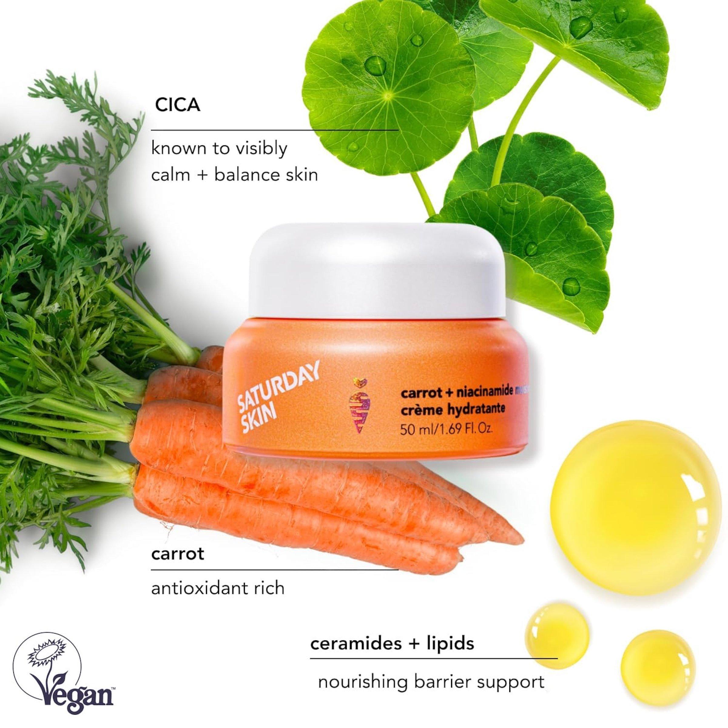 Saturday Skin Carrot + Niacinamide Hydrating Moisture Cream — фото 3