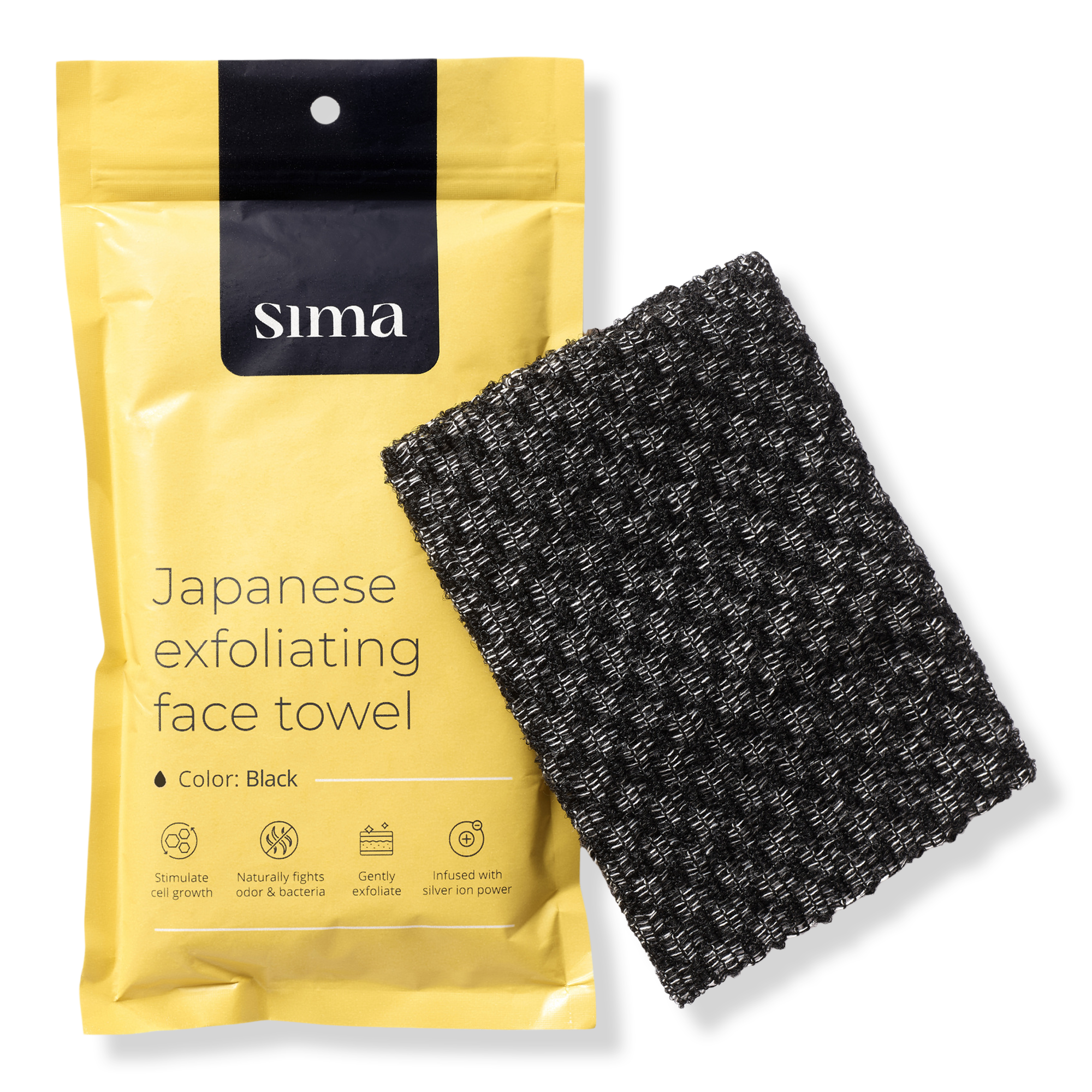 Sima Japanese Face Exfoliating Towel #1