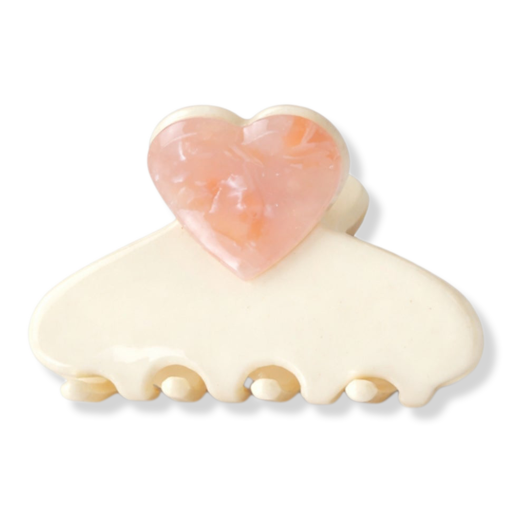 RPZL Italian Acetate Heart Claw Clip #1