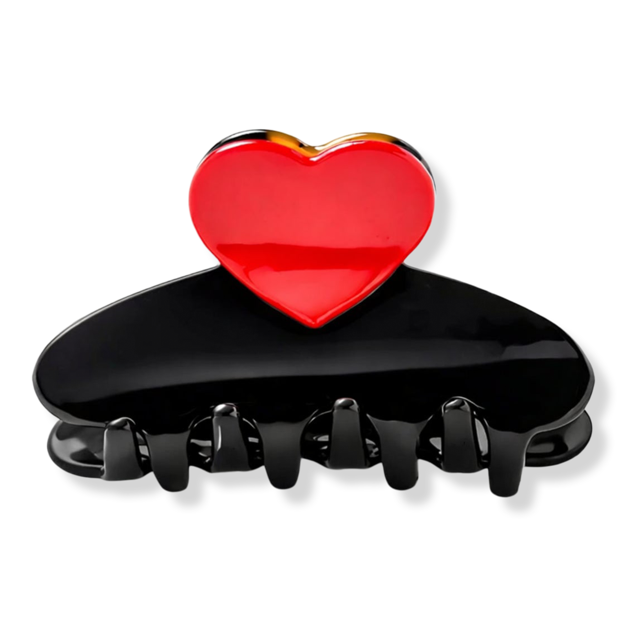 RPZL Italian Acetate Heart Claw Clip #1