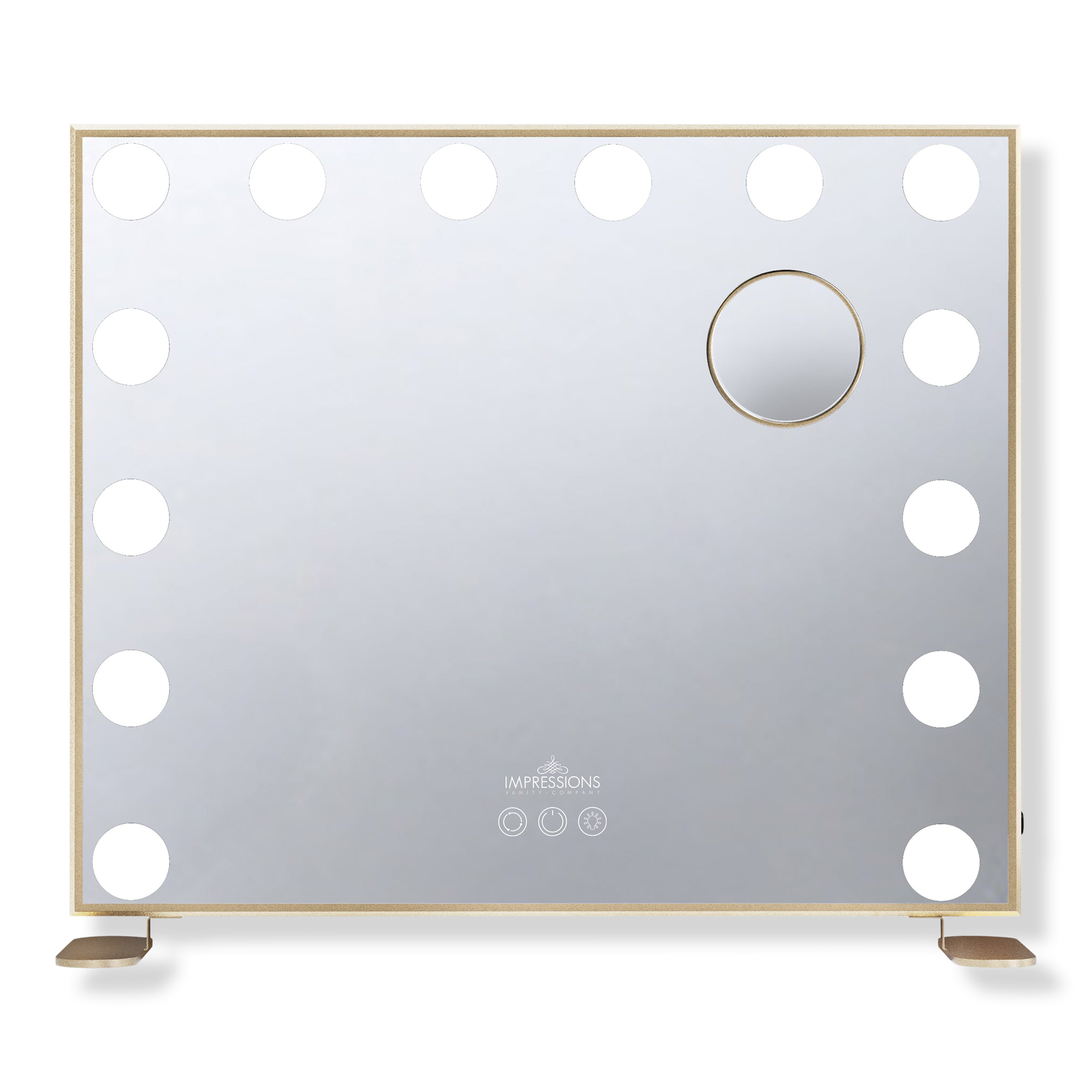 Impressions Home Hollywood Tri-Tone Plus Makeup Mirror #1