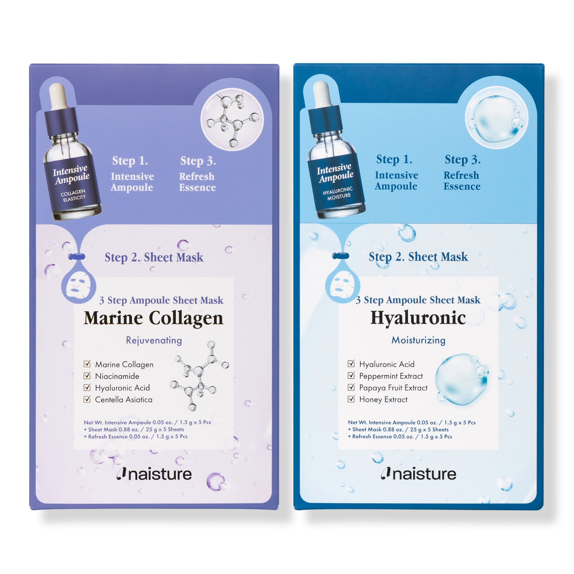 Naisture 3 Step Mask Travel Duo #1