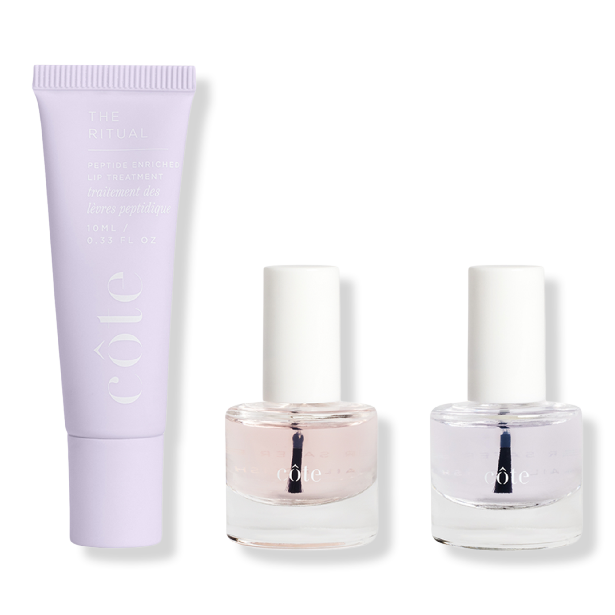Côte Beauty The Icons Trio Lip and Nail Treatment Set #1