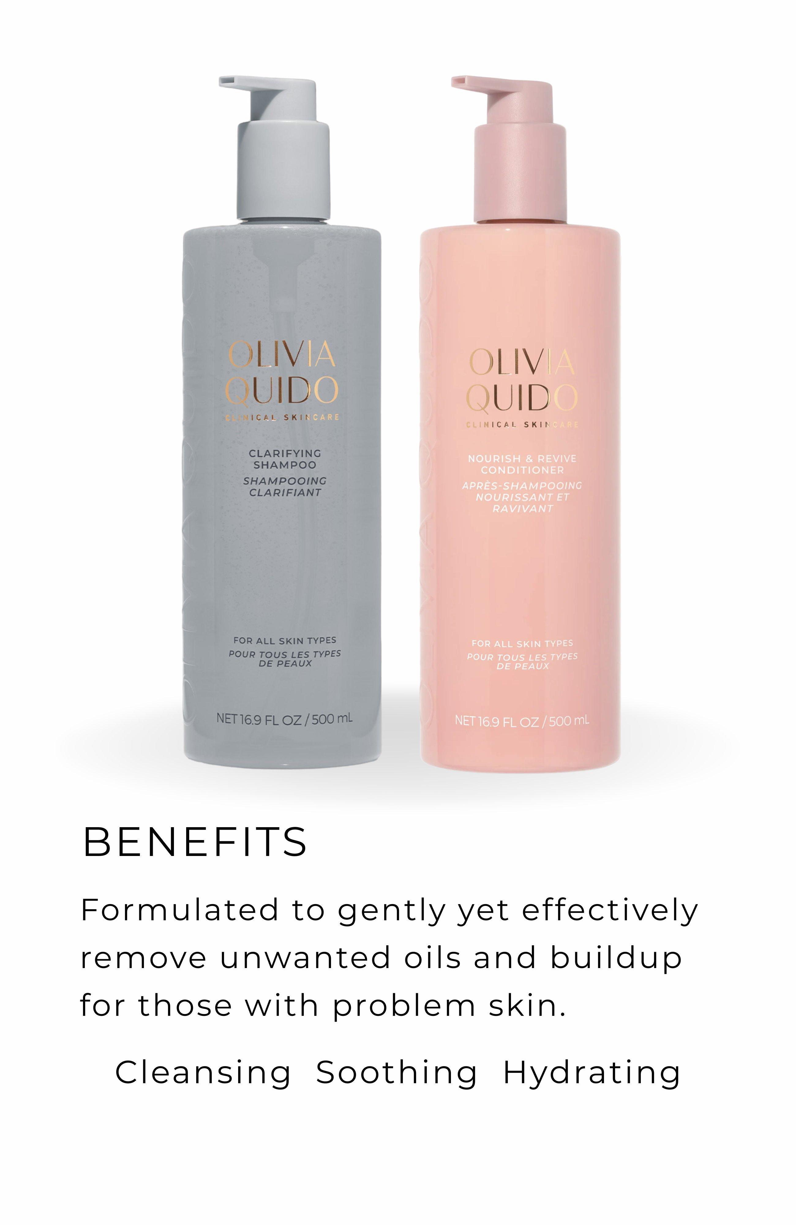 Olivia Quido Skincare Clarifying Shampoo Nourish & Revive Conditioner Set — фото 5