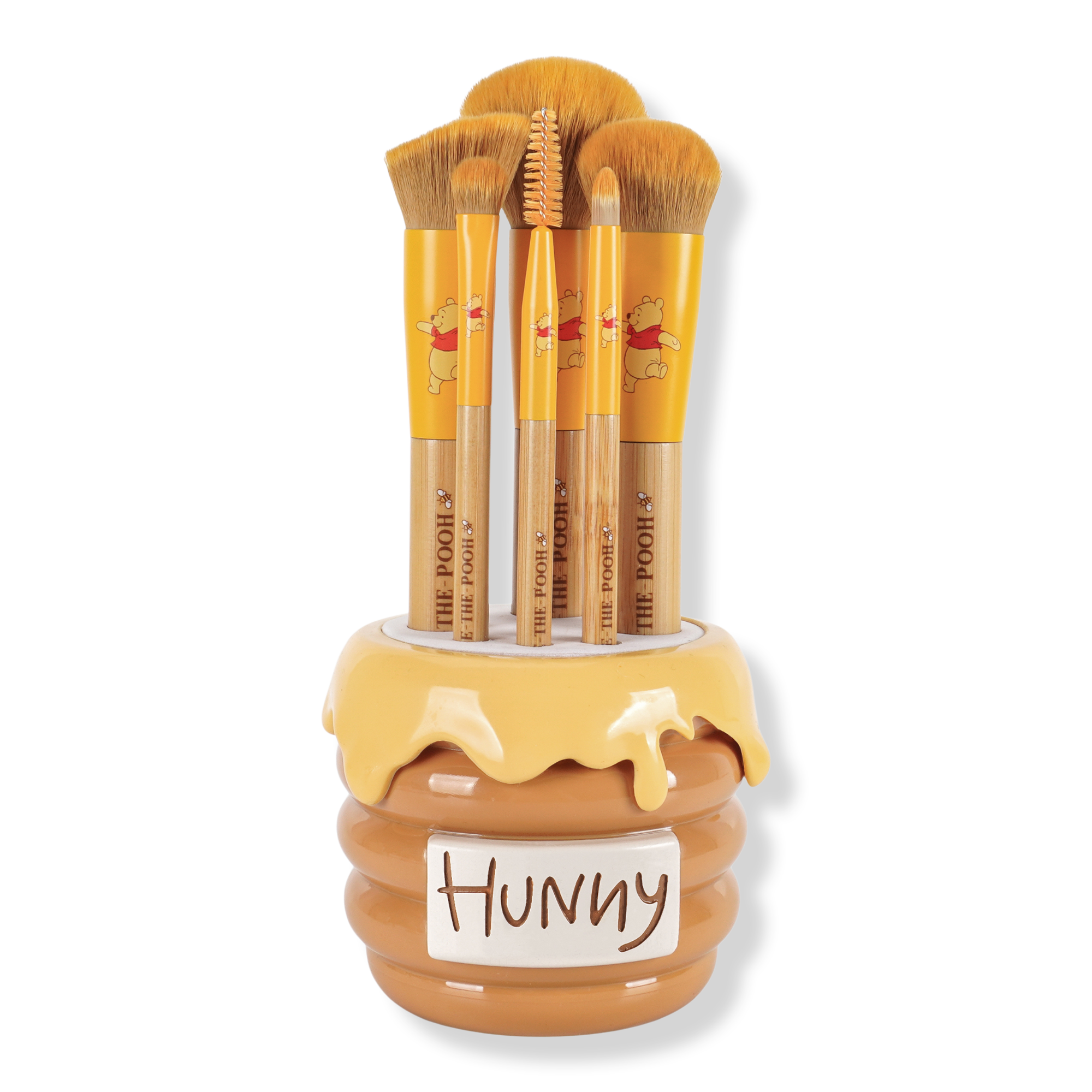 Impressions Home Winnie the Pooh™ Hunny 6-Piece Makeup Brush Set with Holder #1