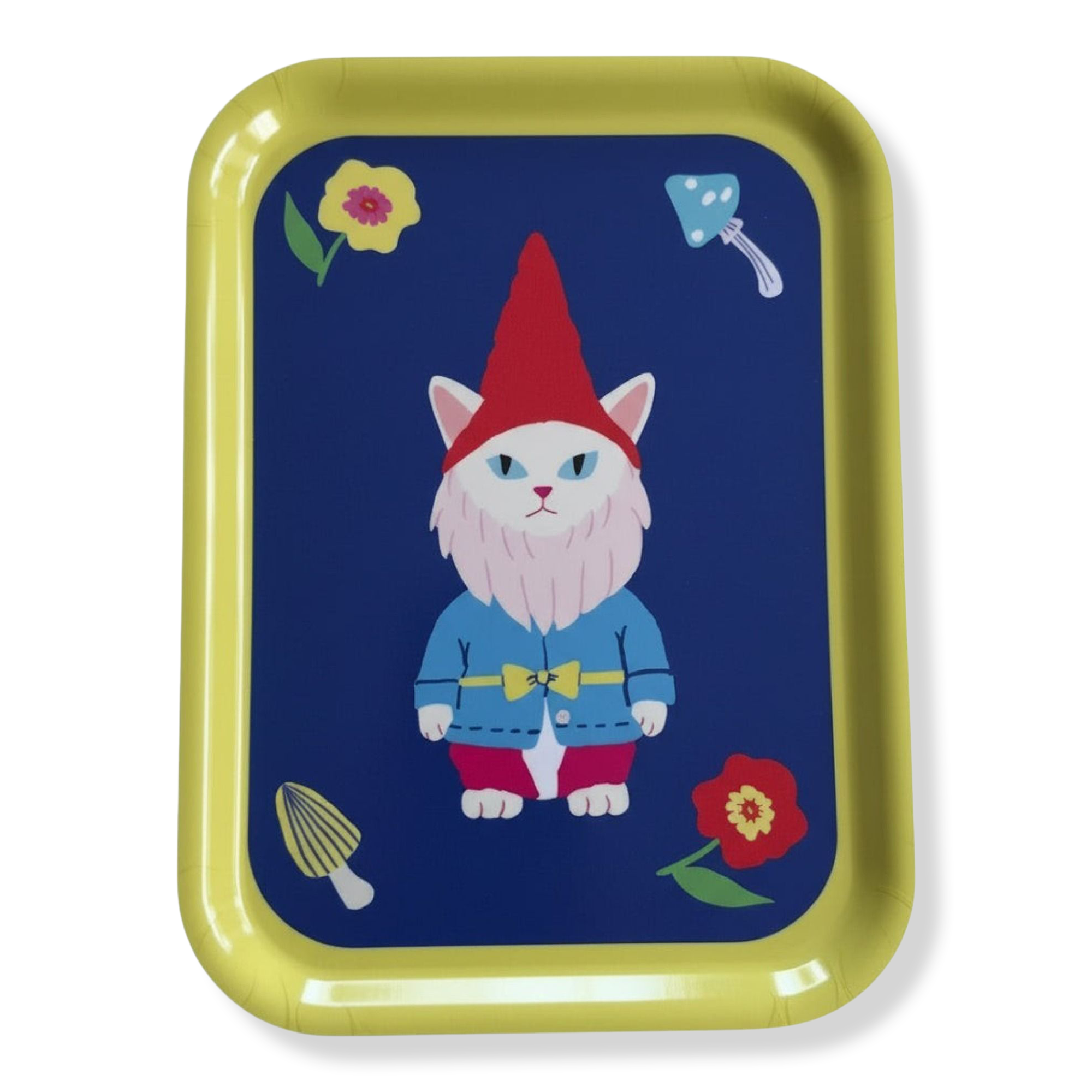 Centinelle Cat Garden Gnome Tray #1